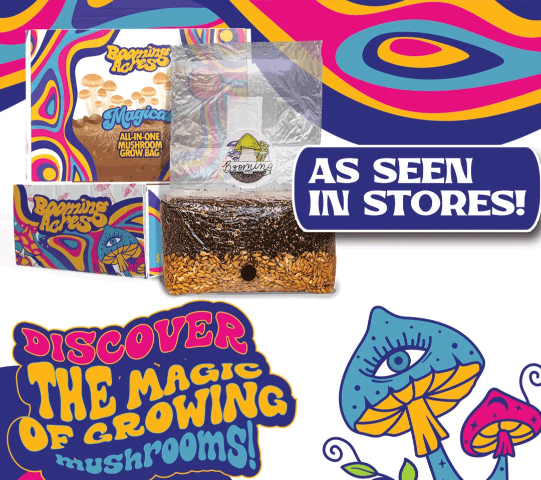 FIVE Magical 5lb All In One Mushroom Growing Bags discounted listing!