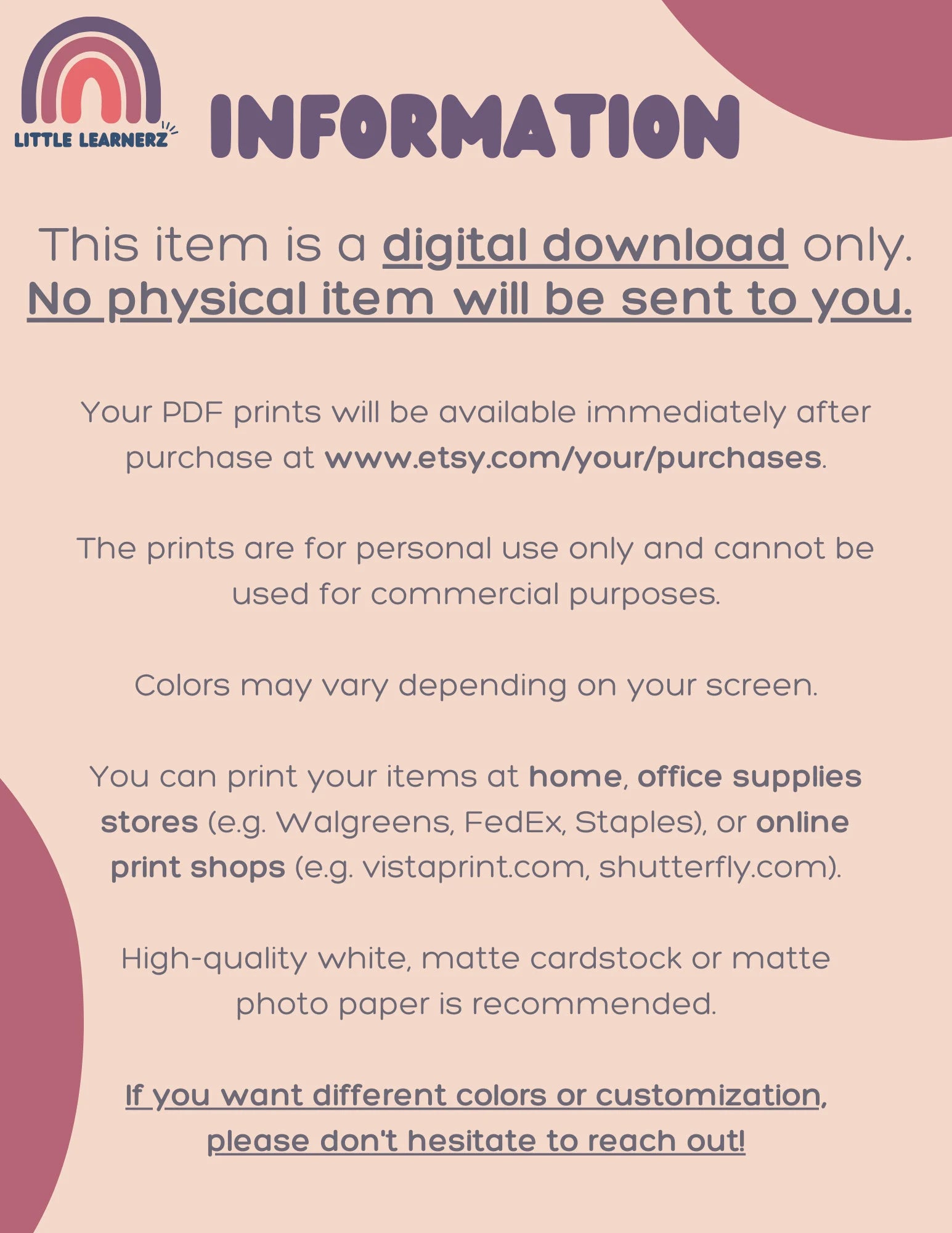 Set of 8 Educational Science Posters: Printable PDFs for Playroom or School, Educational Wall Art, Kids, Homeschool