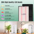 Grow Lights for Indoor Plants Full Spectrum with Stand LED Standing Plant Lights