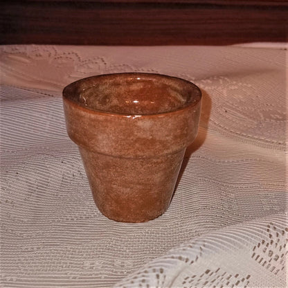 Small Ceramic Pots / 2 inch Flower Pot / Leaf Starter / Seed / Cuttings / Windowsill / Tiny Planters / Plant Lover Gift / Cactus / Air Plant