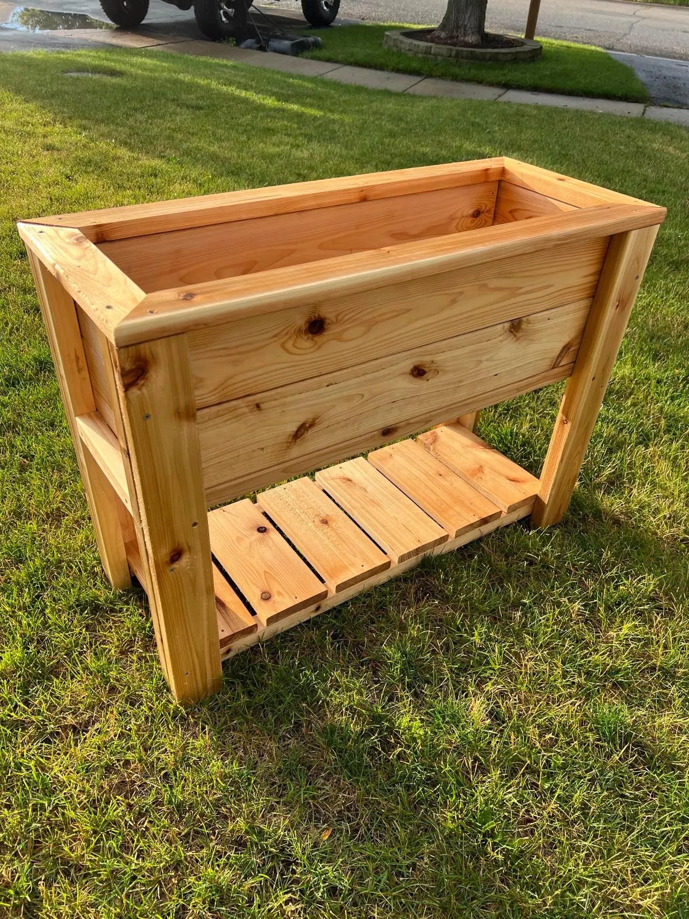 Cedar Raised Garden Bed Plans: DIY Elevated Planter (PDF Plan)