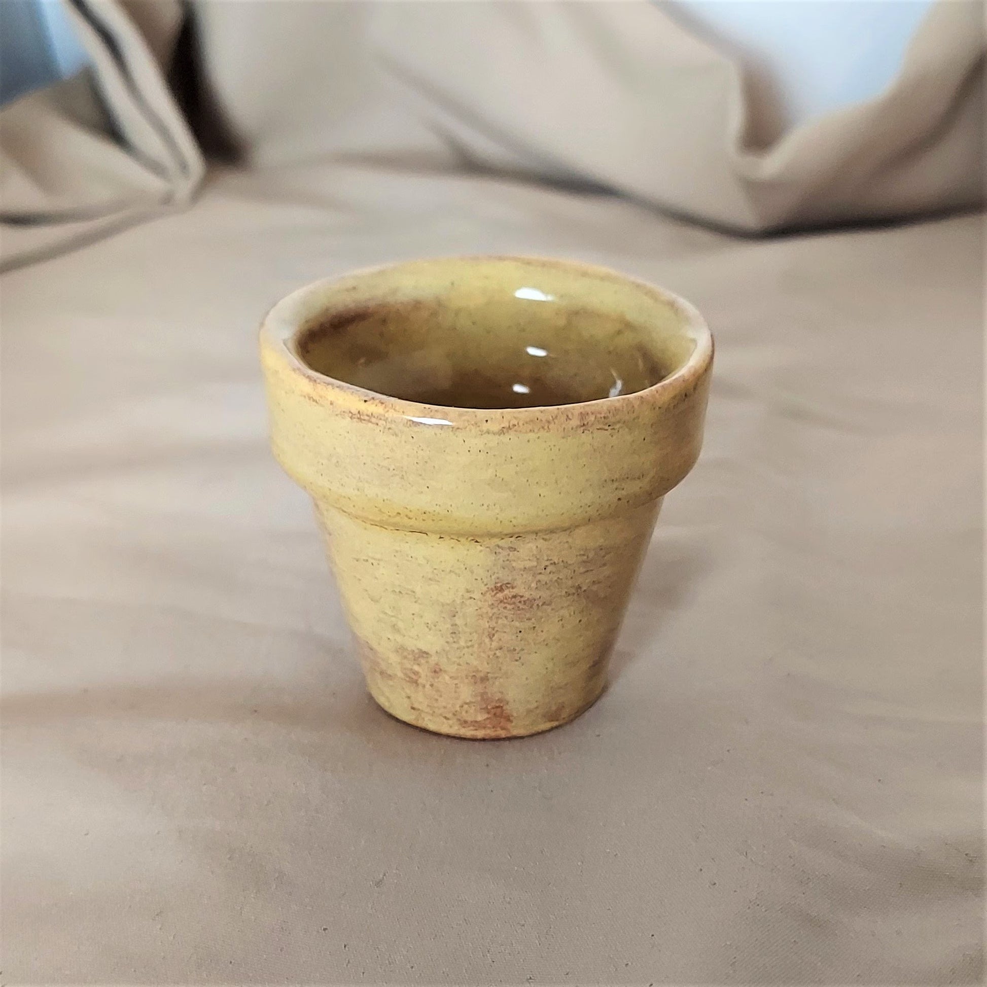 Small Ceramic Pots / 2 inch Flower Pot / Leaf Starter / Seed / Cuttings / Windowsill / Tiny Planters / Plant Lover Gift / Cactus / Air Plant