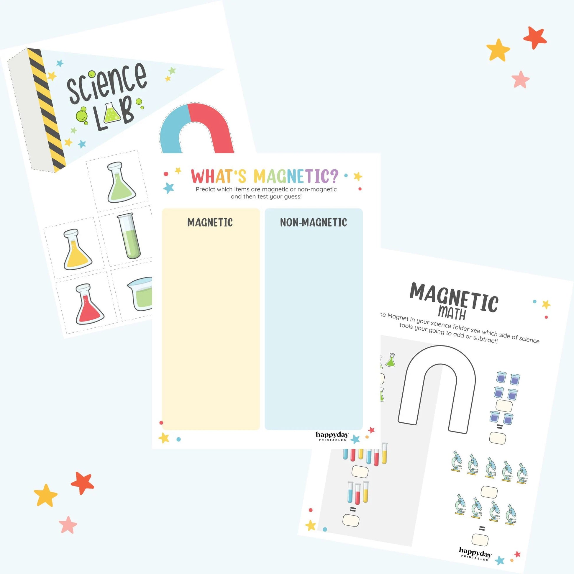 Science Lab Printable Pack • Mad Scientist Party • Science Activities for Kids • Printable Science Activity Pack • STEM learning pack