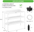 VIVOSUN Hydroponic Site Grow Kit Hydroponics System 36 54 72 90 108 Plant Sites
