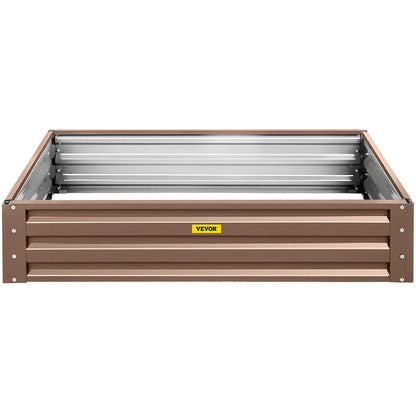 VEVOR Galvanized Raised Garden Bed Planter Box for Plant Flower Vegetable