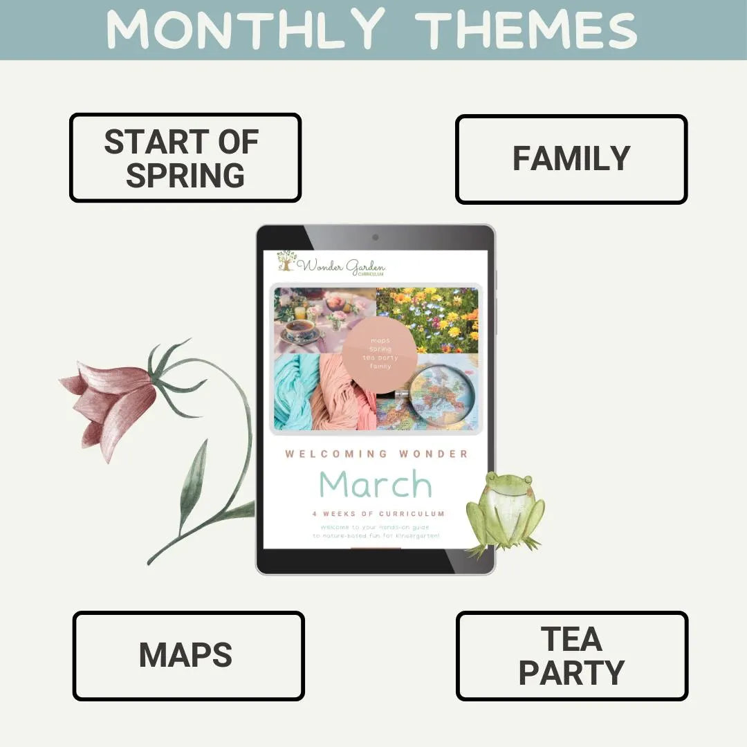 March Kindergarten Curriculum for Homeschoolers: Secular, Whole-child focus, Hands-on