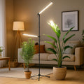 Metaflex IO-2 with 2 full-spectrum lamps. Ніgh floor grow lamp, Floor grow light for plant, led light stand, indoor LED Standing Floor Lamp