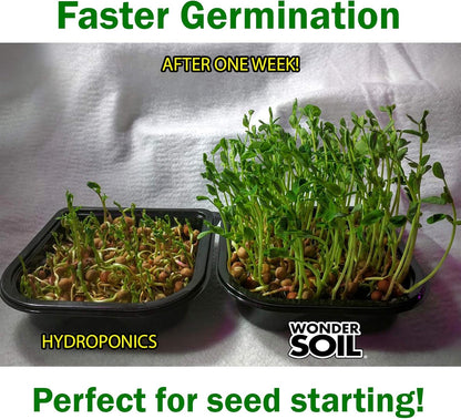 Organic Potting Soil | Ready to Plant Coco Coir Fully Loaded with Nutrients | 3 LBS Bag Expands to 12 Quarts of Indoor Outdoor Soil for Gardens & Plants | Incl Worm Castings, Perlite