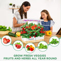 Hydroponics Growing System 12Pods, Indoor Herb Garden with LED Grow Light