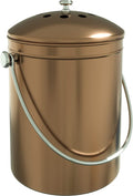 Compost Bin with Lid and 1.3 Gallon Compose Spare Charcoal Filter Utopia Kitchen