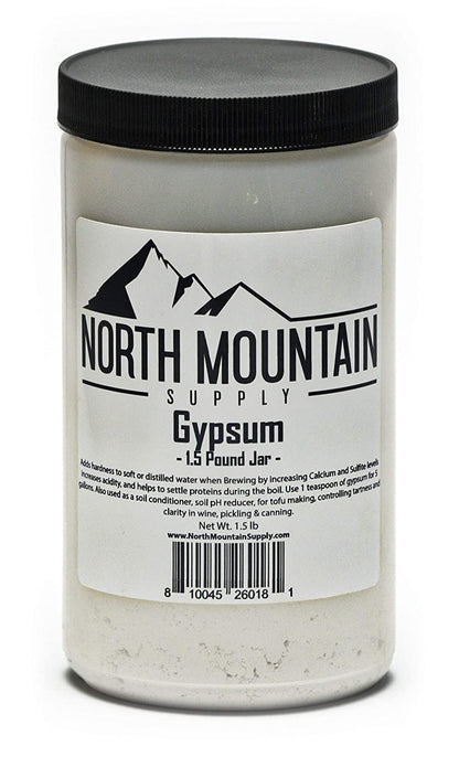 - GY-1.5lb Food Grade Calcium Sulfate (Gypsum) (1.5 Pounds)