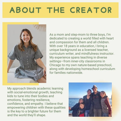 Nature-based Preschool Homeschool Curriculum: Secular, Whole-child focus, Hands-on
