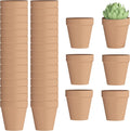 36 Pcs Small Mini Clay Pots 2.1'' Terracotta Pot Clay Ceramic Pottery Planter Cactus Flower Pots Succulent Nursery Pots- Great for Window Boxes, Cactus, Plants, Crafts, Wedding Favors