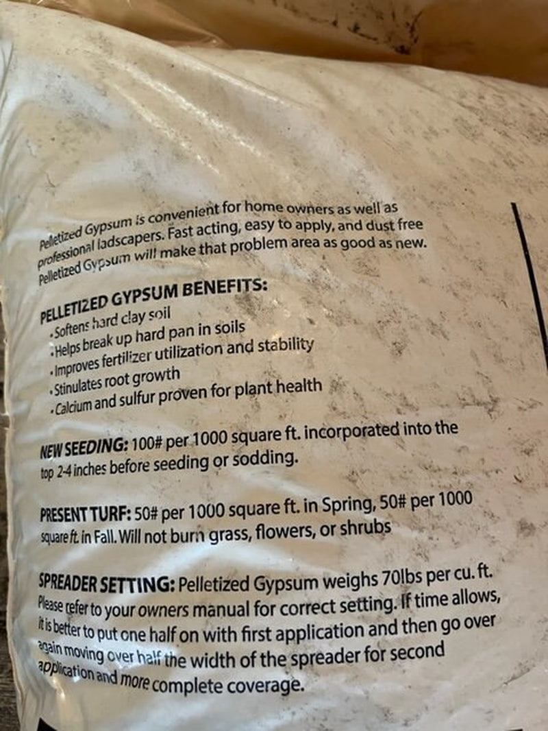 Rapid release Pelletized Gypsum All-natural product - safe for kids and pets