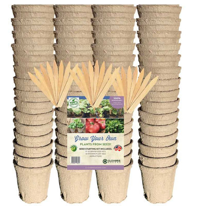 Picklers, Canners & Salsa Grow Kit | 500 Seeds, 20 Varieties + 60 Organic EcoPaper Seed Pots | Non-GMO, Resealable Bags, Peat-Alternative