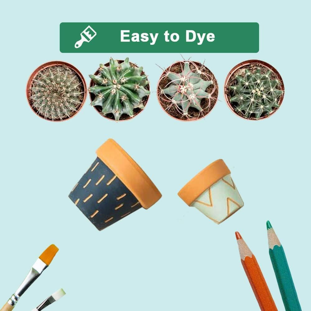 48 Pcs 2" Tiny Terracotta & Terra Cotta Pots with Drainage - Small Mini Clay Ceramic Pottery Planter Ideal for Indoor/Outdoor Plants, Crafts, Wedding Favors