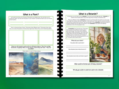Botany Workbook for Homeschoolers - Grades 5–12 - Creative, Credit-Worthy Plant Science - Homeschool Middle School - Neurodivergent Friendly
