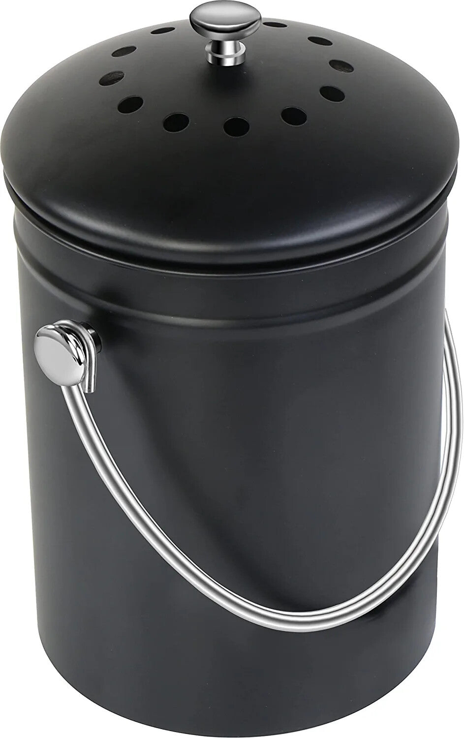 Compost Bin with Lid and 1.3 Gallon Compose Spare Charcoal Filter Utopia Kitchen