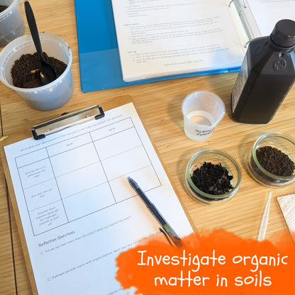Soil Science Unit: with 5 science lab activities! Study porosity, permeability, soil textures, soil horizons, and more!