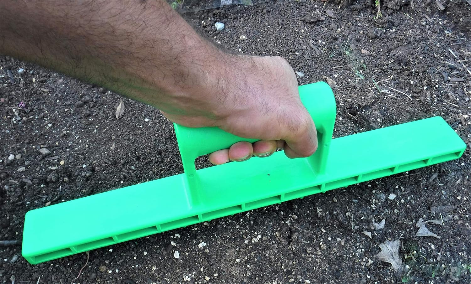 Seed-In Soil Digger and Soil Spacer for Planting Seeds