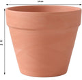 Clay Pot - 10 Pack Large Terra Cotta Plant Pot with Drainage Hole, Clay Planters Pot, Terracotta Pot for Indoor Outdoor Plant (5.5 inch)