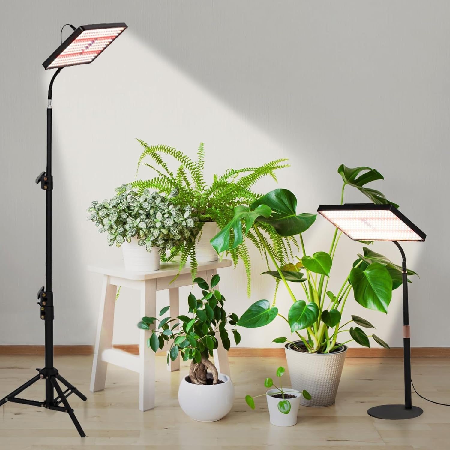 Grow Lights for Indoor Plants Full Spectrum with Stand LED Standing Plant Lights