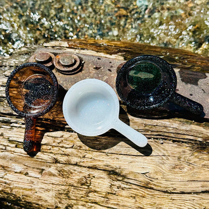 Handmade Resin Sensory Scoop – Nature Play Tool for Bins, Sand, Rainbow Sensory Bin, Water & More