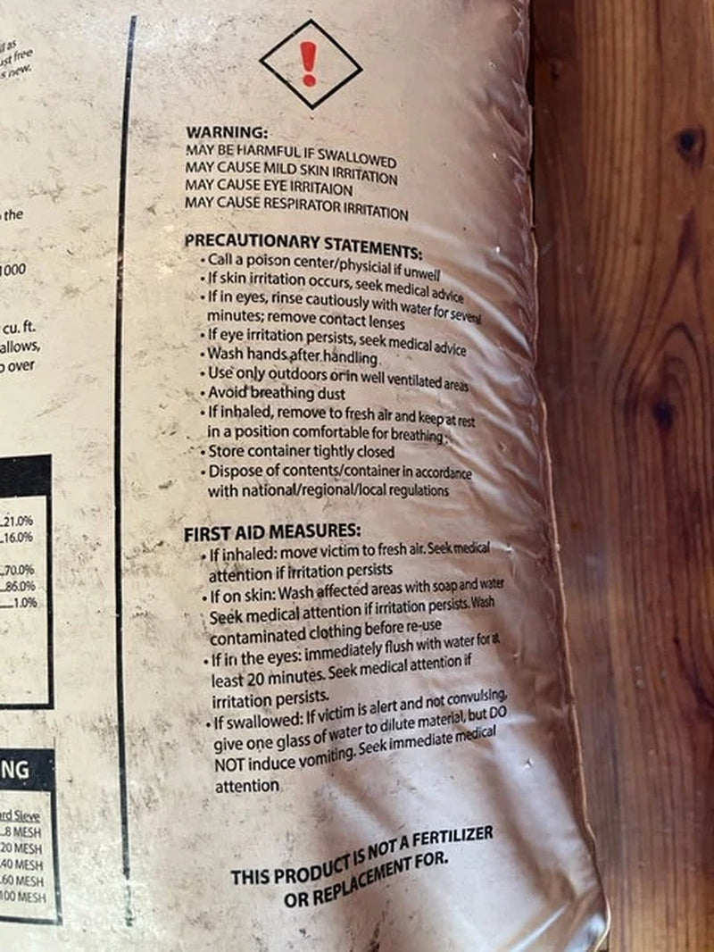 Rapid release Pelletized Gypsum All-natural product - safe for kids and pets
