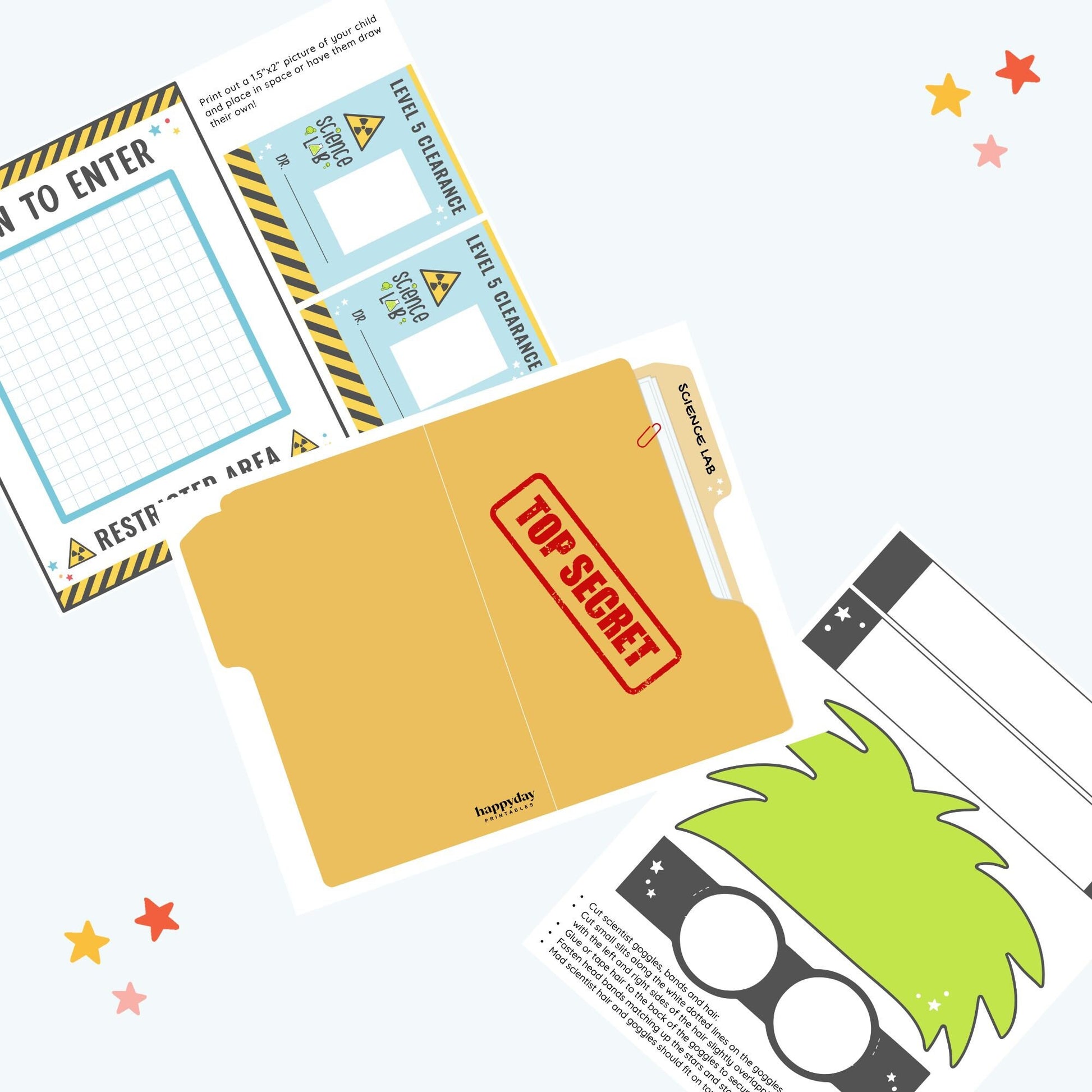 Science Lab Printable Pack • Mad Scientist Party • Science Activities for Kids • Printable Science Activity Pack • STEM learning pack