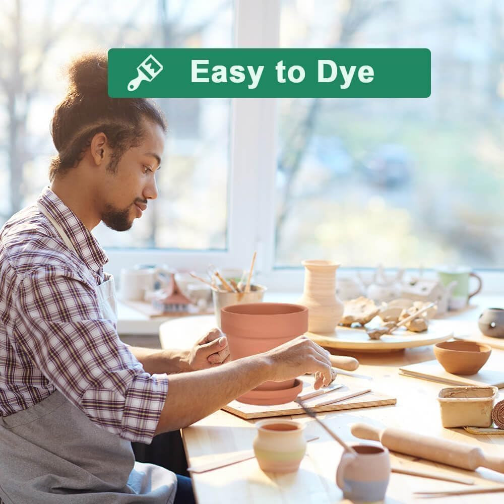 6 Inch Terracotta & Clay Pots for Plant with Saucer - 4 Pack Medium Terra Cotta Planter with Drainage Hole, Flowerpot for Indoor Outdoor Plants, Crafts, Wedding Favor