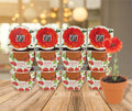 Seeds 12-Pack Poppy Grow Kit – Mini Terracotta Pots with Poppy Seeds and Growing Medium – Bulk Gardening Gifts, Wedding Favors, Classroom Activities, and Party Favor Flower Kits