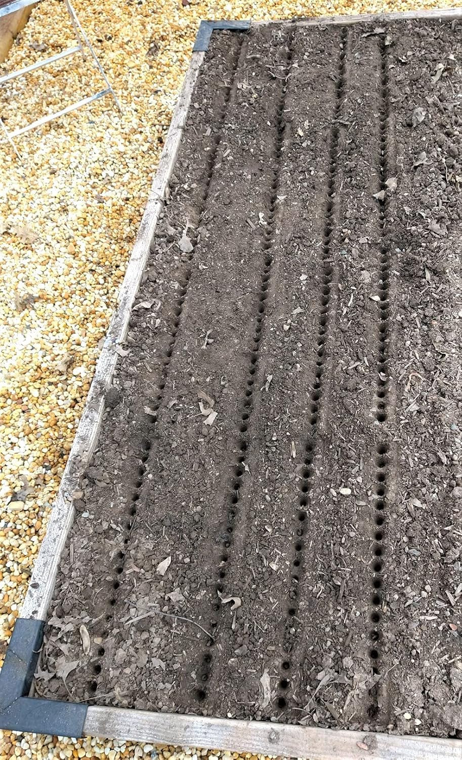Seed-In Soil Digger and Soil Spacer for Planting Seeds