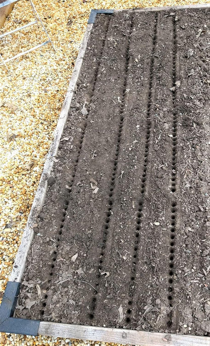 Seed-In Soil Digger and Soil Spacer for Planting Seeds
