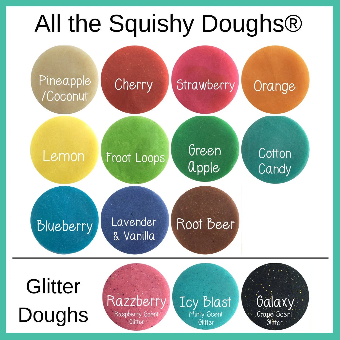 Scented Playdough Jar (4.5 oz), Non-toxic Sensory Dough, Eco-Friendly Christmas Gift for Kids, Stocking Stuffer, Educational Play Kit