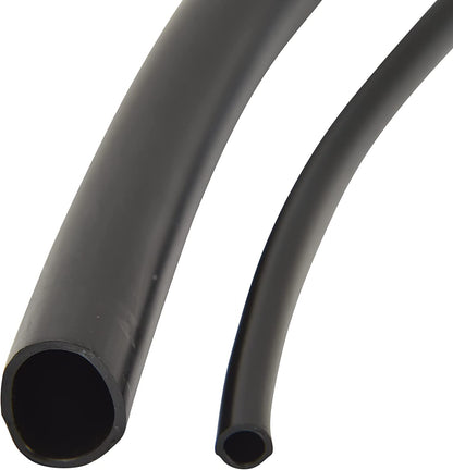 016010T 1/4 in. Drip Irrigation Supply Tubing, 100 ft., 1/4 in x 100 ft, for Drip Irrigation Parts, and Drip Systems, Black Polyethylene