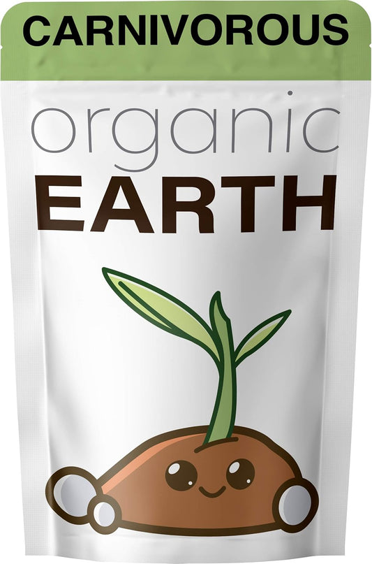 Carnivorous Plant Soil Mix 1 QT - Plant Food Peat Moss & Perlite for Carnivorous Plants - Terrarium Soil, Pitcher Plant Soil, Venus Fly Trap Soil