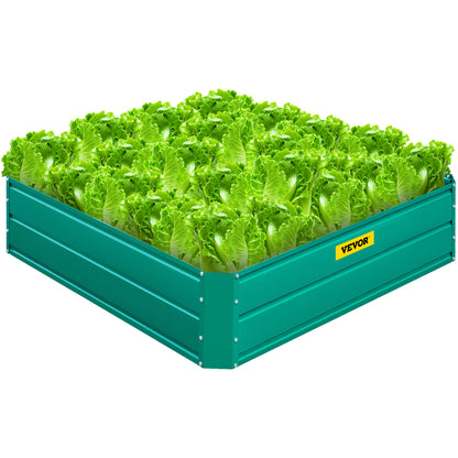 VEVOR Galvanized Raised Garden Bed Planter Box for Plant Flower Vegetable