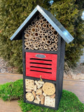 Holiday II Multi-Room Pollinator Hotel: Native Bee & Insect Habitat