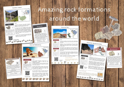 DIGITAL Geology, earths layers, nature, homeschool