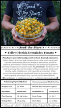 20 Yellow Florida Everglades Tomato Seeds, Drought Tolerant, Disease Resistant Currant Tomato Solanum pimpinellifolium Seeds, Seed The Stars