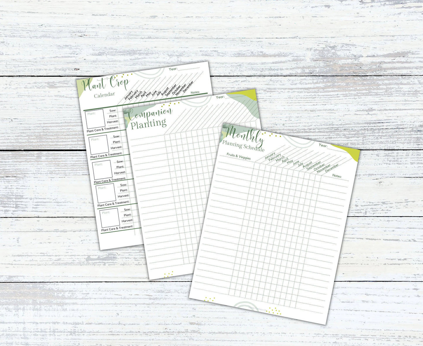 Garden Planner Fillable Printable PDF Garden Journal Garden Calendar Garden Log Gardening Organizer Gardening Binder Editable Gardening Book