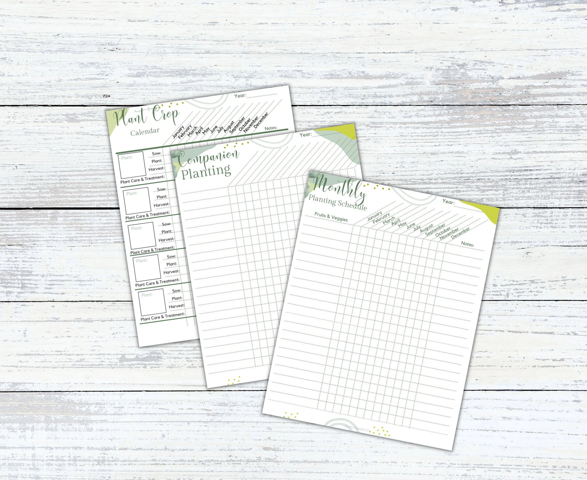 Garden Planner Fillable Printable PDF Garden Journal Garden Calendar Garden Log Gardening Organizer Gardening Binder Editable Gardening Book