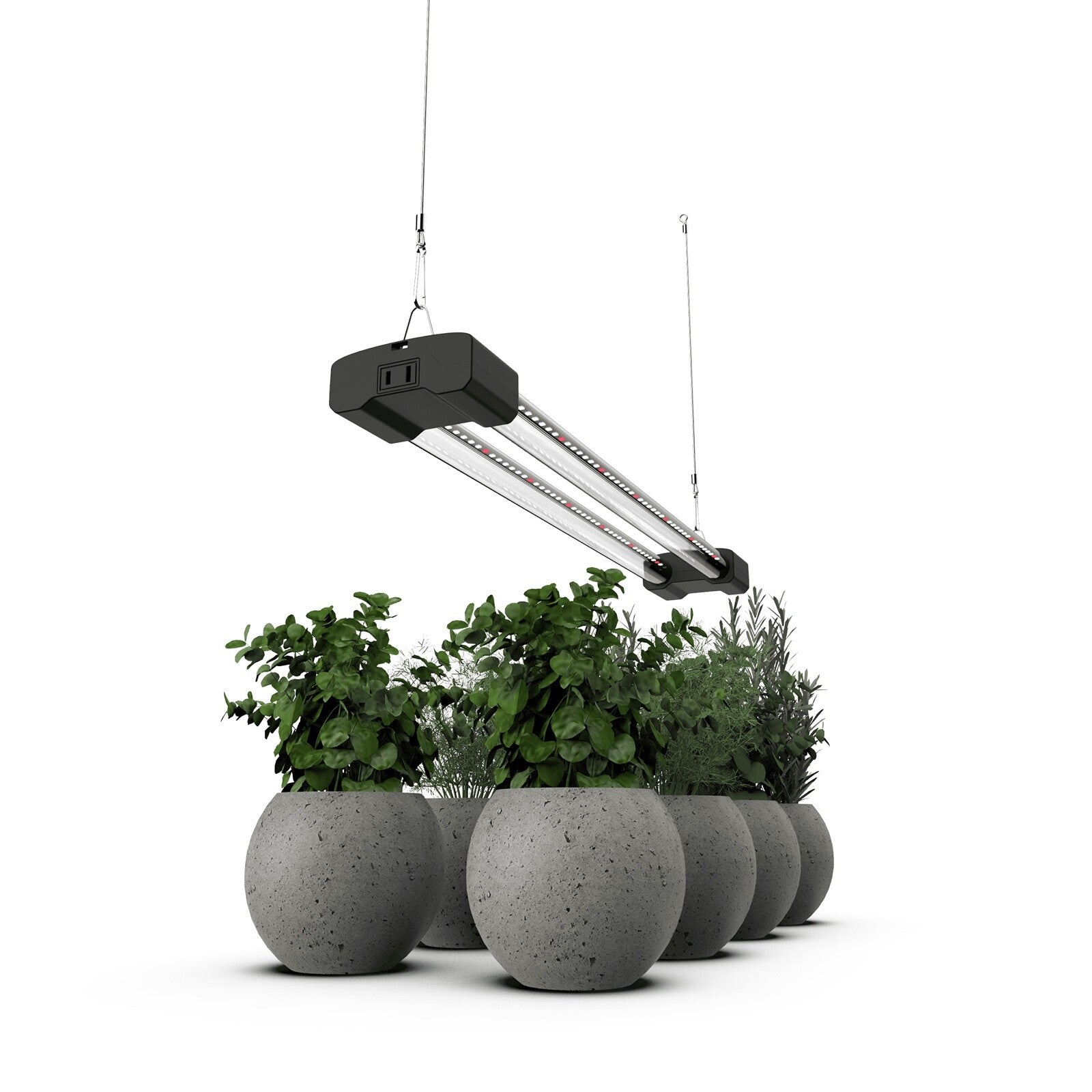 BoostGro LED Plant Grow Light Sunlike Full Spectrum Flower Hydroponics Dual Tube