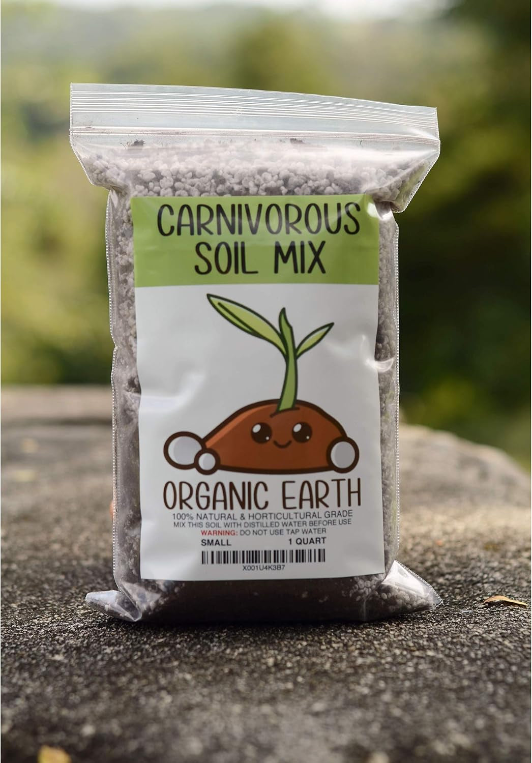Carnivorous Plant Soil Mix 1 QT - Plant Food Peat Moss & Perlite for Carnivorous Plants - Terrarium Soil, Pitcher Plant Soil, Venus Fly Trap Soil