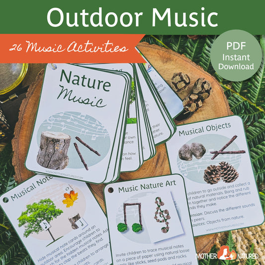 Outdoor Music Activities | Nature Music Activities | EYFS Music Activities |  Montessori Music Activities | Outdoor Music Games |
