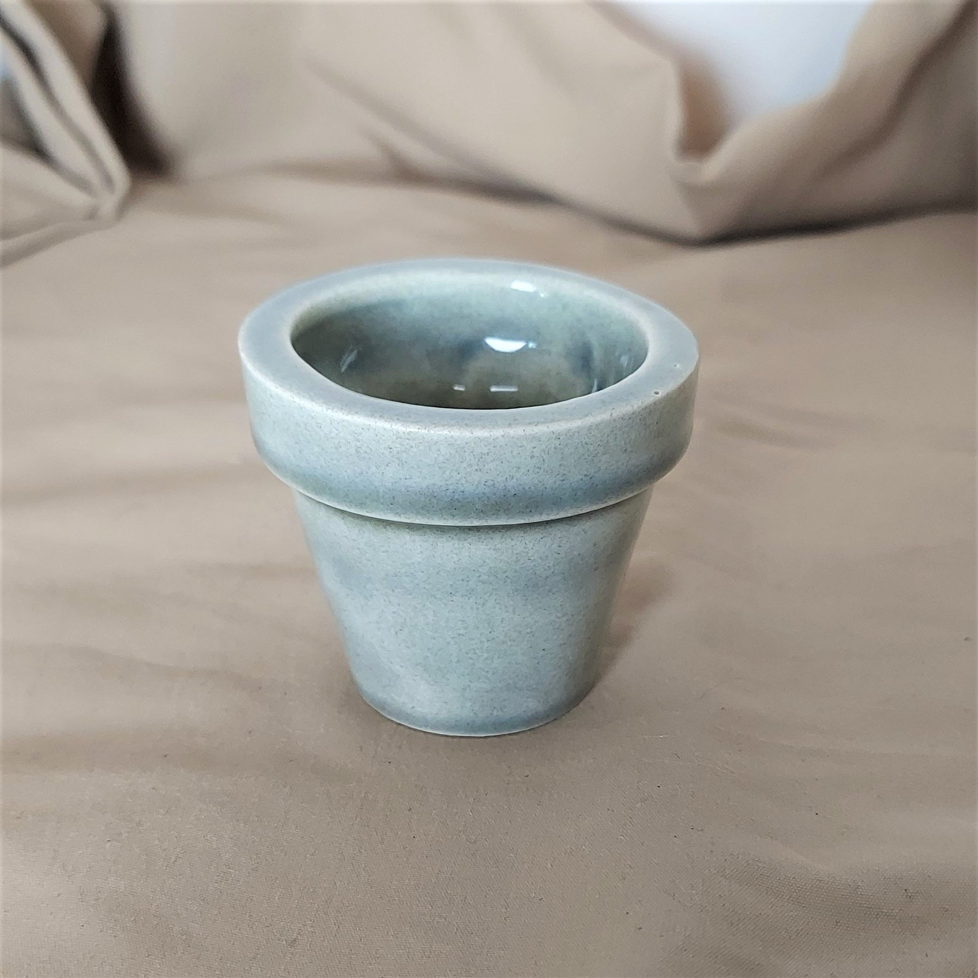 Small Ceramic Pots / 2 inch Flower Pot / Leaf Starter / Seed / Cuttings / Windowsill / Tiny Planters / Plant Lover Gift / Cactus / Air Plant