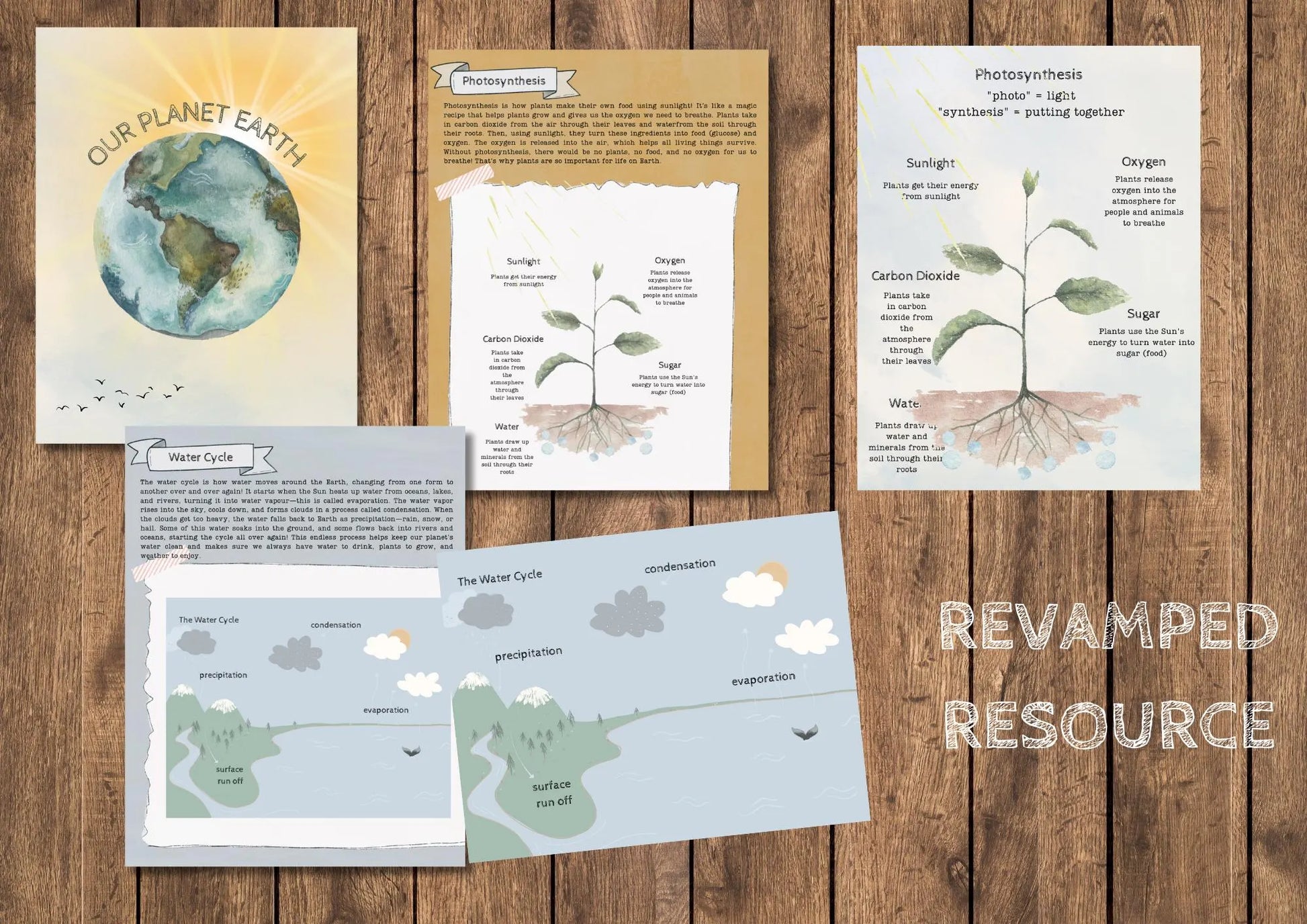DIGITAL **NEW** Our Planet Earth, Homeschool resources