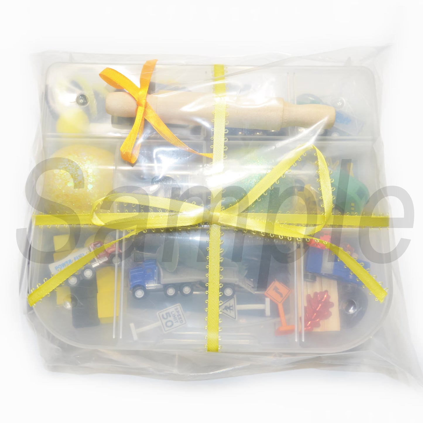 Ski Trip/Going Tubing Playdough Kit, Sensory Bin, Montessori, Busy Box, Sensory Kit, Sensory toy, Play dough Kit, Gifts for kids