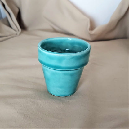 Small Ceramic Pots / 2 inch Flower Pot / Leaf Starter / Seed / Cuttings / Windowsill / Tiny Planters / Plant Lover Gift / Cactus / Air Plant