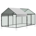 Uimoso Metal Chicken Coop with Cover for 4-6 Chickens3.3x6.